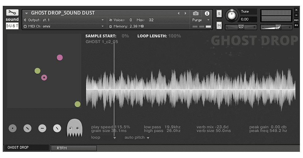 Ghost Drop by Sound Dust - Music Software Deals