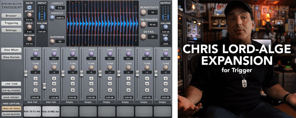 Steven Slate Trigger 2 Platinum + FREE CLA Expansion by Slate Digital ...