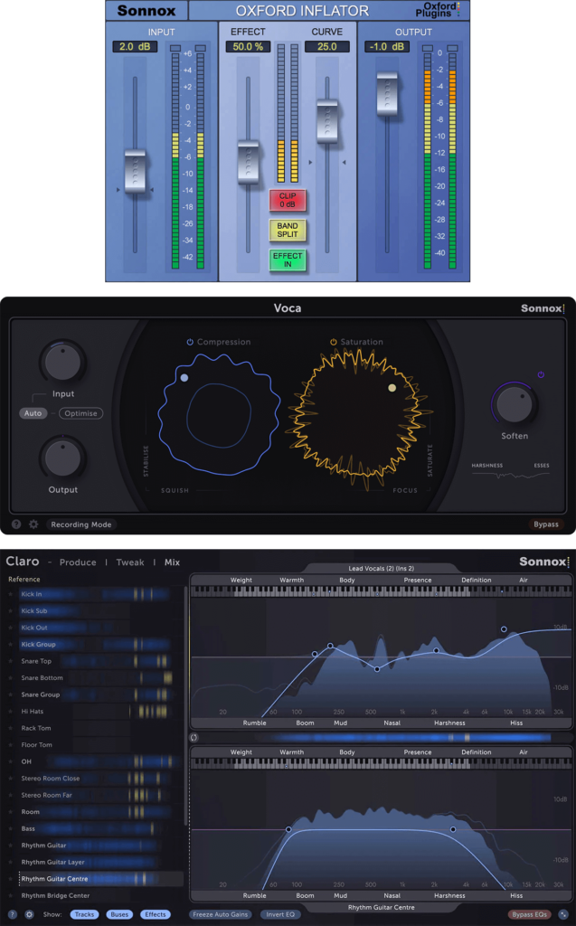 Oxford Inflator, Toolbox Claro & Voca Bundle by Sonnox - Music Software ...
