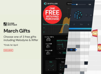 Plugin Boutique March 2026 free with purchase gift mobile